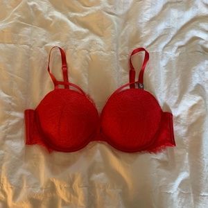 Very Sexy Red Push Up Bra